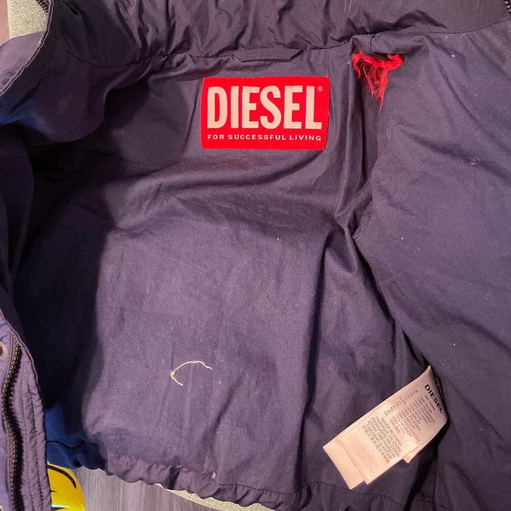 Diesel Jacket Navy Blue Toddler Boy